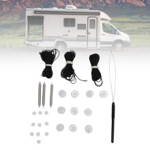 Kit di riparazione per tende da sole per camper, Corda da 6 m, In plastica e nylon