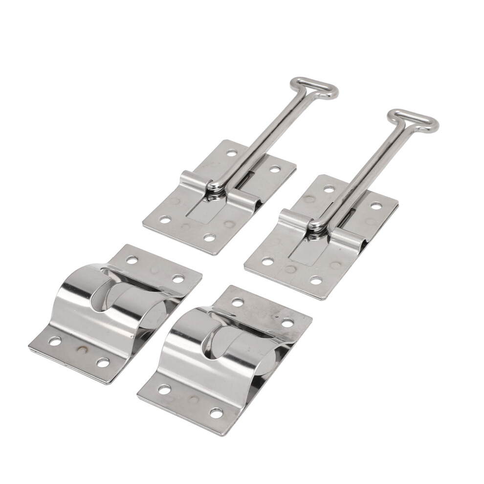 2Pcs 4" Stainless Steel Rv Door Latch For Trailers, Campers & Trucks 8101334776196