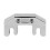 Cello Practice Mute Metal Silencer, Silver, Volume Reducer 3