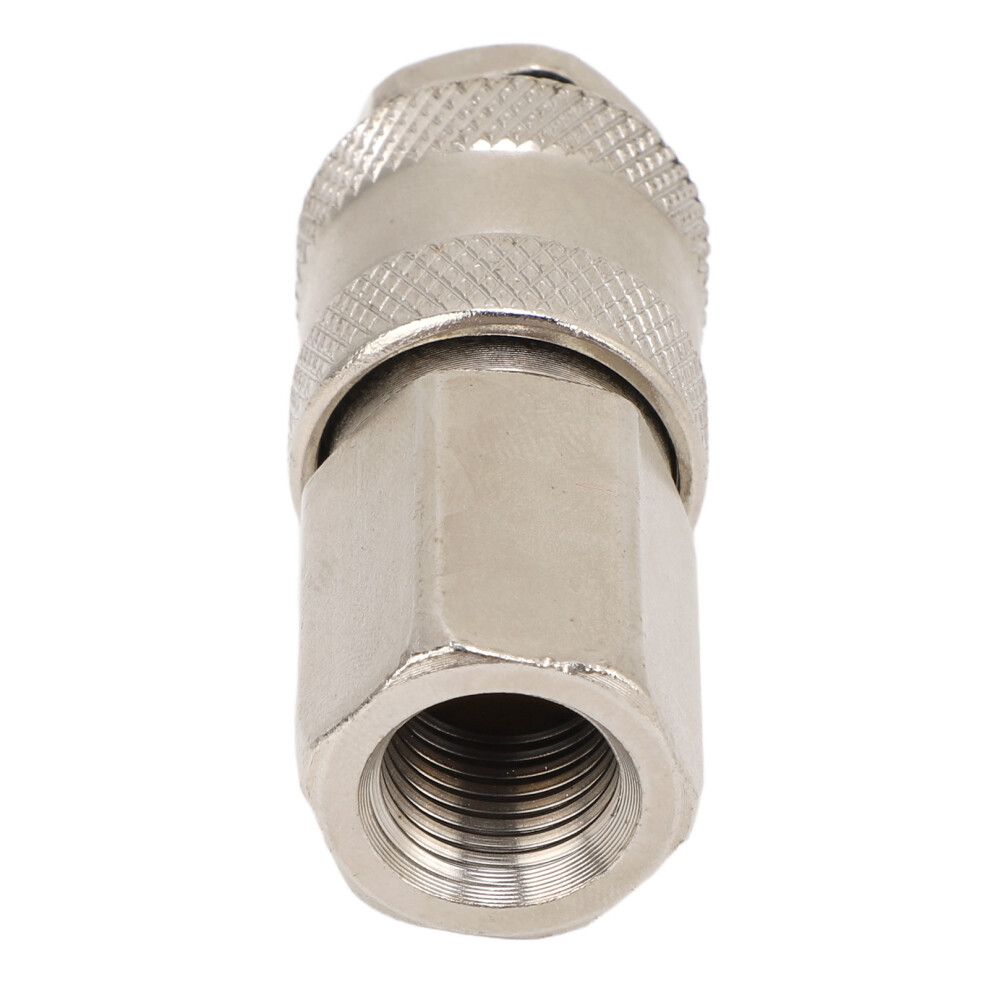 Industrial 1/4In Npt Steel Coupler - Universal Fit For Pneumatic Tools 7611334776665