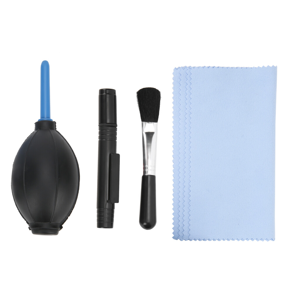 5 In 1 Camera Cleaning Kit Including Dust Cleaner Brush Air Blower Wipes Cloth 8781334778408