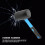 Blue Black Double-Sided Rubber Hammer for Delicate Installations 3