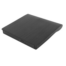 Externer CD DVD Laufwerk Plug and Play USB 3.0 Externer CD DVD Brenner Lesegerät für Laptop PC für Windows für OS X Schwarz