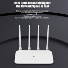 Gigabit Dual-Band WiFi Router 167Mbps 130m Coverage, Compact 20.1x12.2x17.4cm