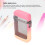 Custodia tascabile impermeabile da 10 cm, colore rosa gradiente 5