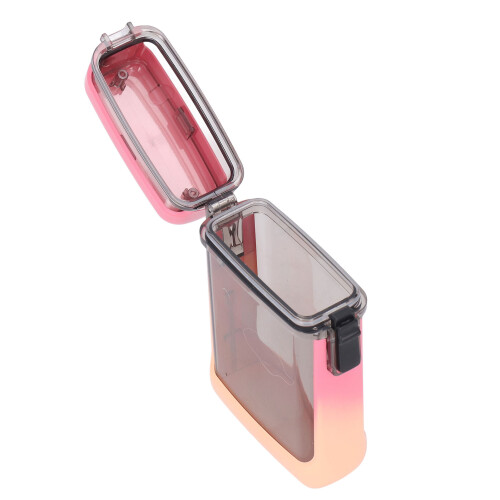 Custodia tascabile impermeabile da 10 cm, colore rosa gradiente