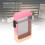 Custodia tascabile impermeabile da 10 cm, colore rosa gradiente 7