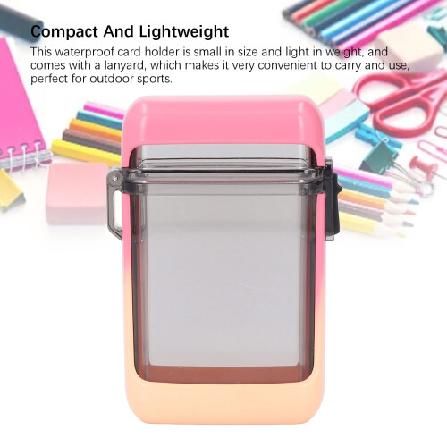 Custodia tascabile impermeabile da 10 cm, colore rosa gradiente 2