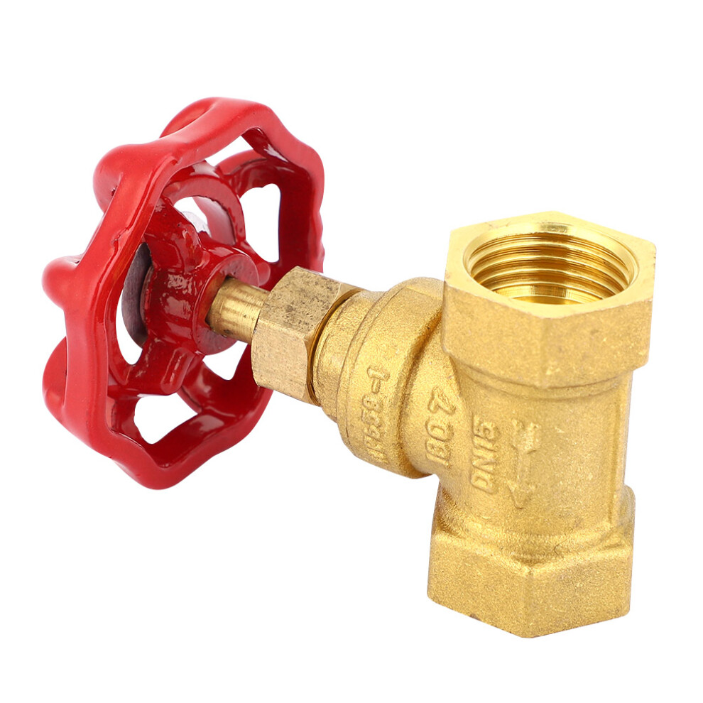 Dn15 Brass Globe Shut Off Valve G1/2In For Water & Gas, 1.6Mpa 8401334783294