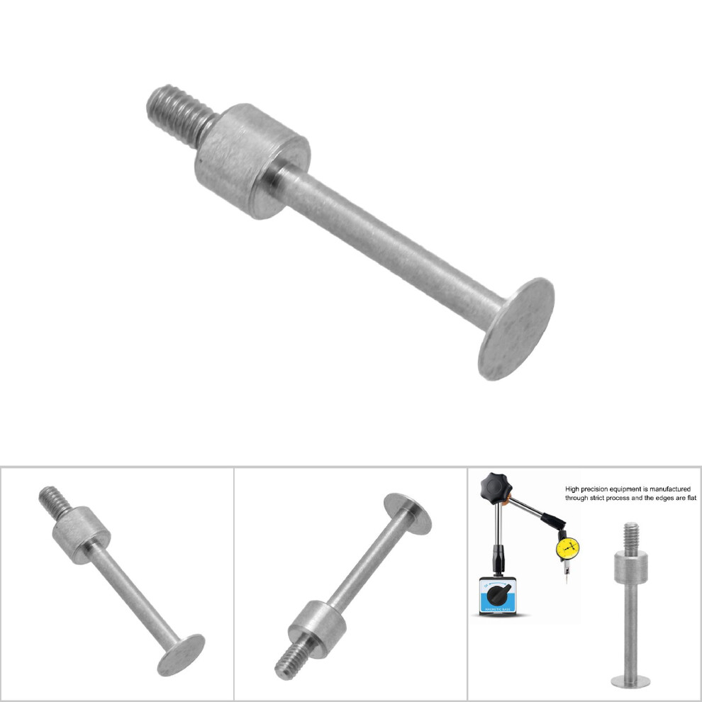 T-Shape M2.5 Steel Dial Indicator Probe Flat Contact, High Precision 8371334784389