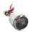 52MM DC 9-32V Voltmeter, Black Dial, Silver Bezel 15