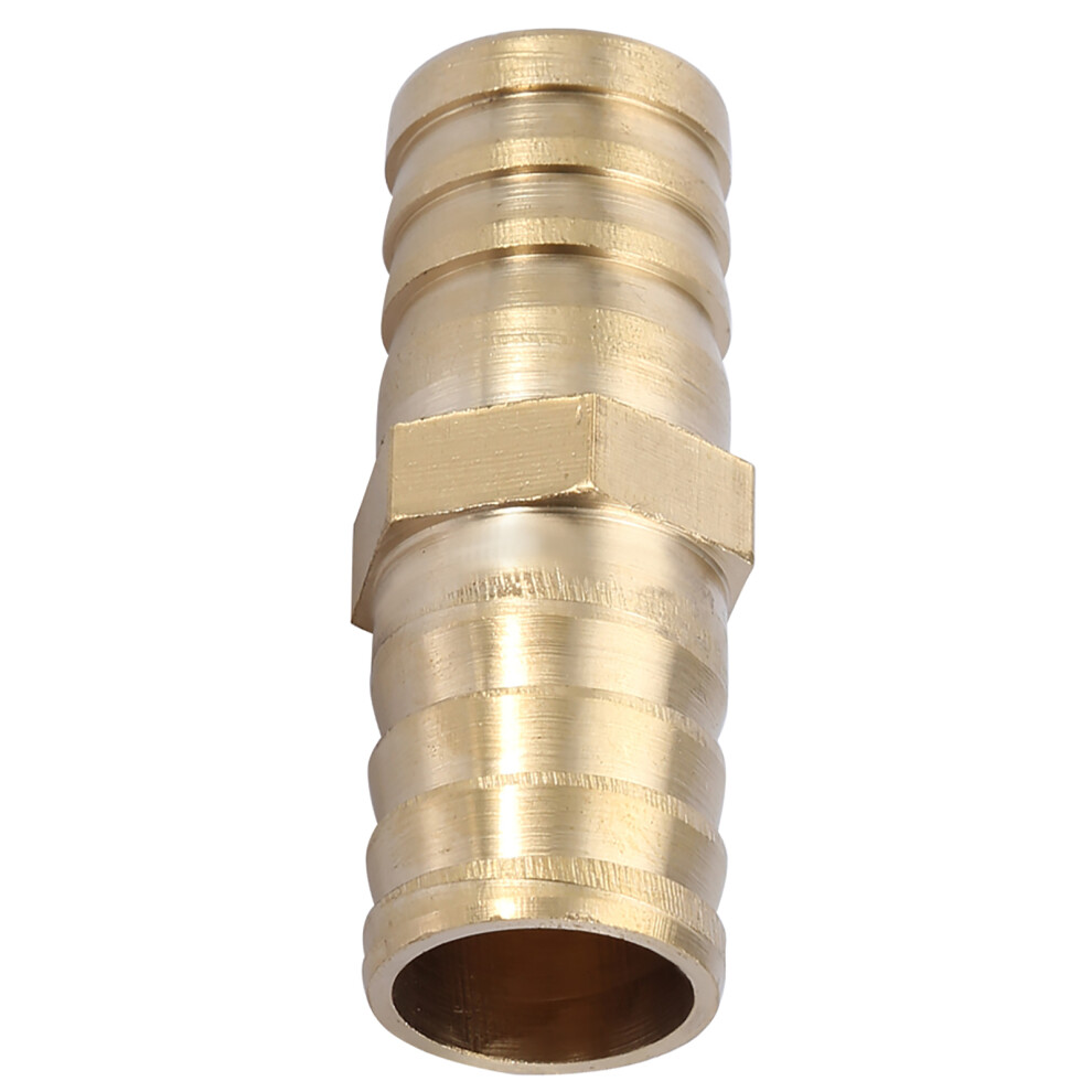 Brass Barbed Straight 2-Way Pipe Connector Tube Joiner Fitting 20Mm 5061334784849