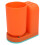 Porte-brosse à dents mural orange avec gobelet 12