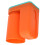 Porte-brosse à dents mural orange avec gobelet 11