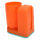 Porte-brosse à dents mural orange avec gobelet 9