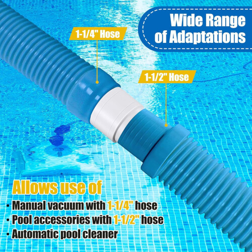 P07082 2er Pack ABS Pool-Vakuumschlauch-Adapter 4558 2