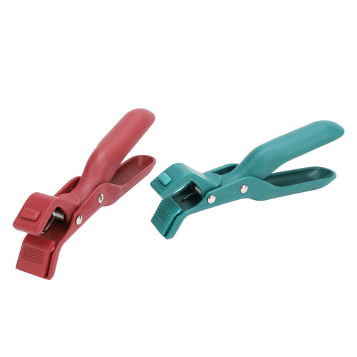 2 pezzi pinze antiscottatura per piatti rosso e verde