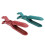 2 pezzi pinze antiscottatura per piatti rosso e verde 16