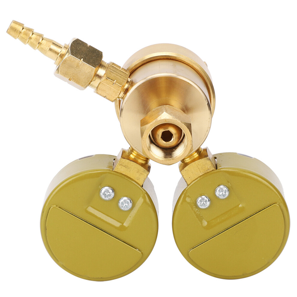 Industrial CGA200 Acetylene Regulator Gauge with Female Thread 0.5-2.0 MPa