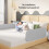Toddler Bed Safety Rail Guard, Adjustable, Foldable, Gray, 78.5x41cm 16