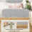 Toddler Bed Safety Rail Guard, Adjustable, Foldable, Gray, 78.5x41cm 14