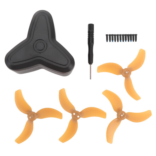 2 paires d'hélices de drone 3032S PC orange avec boîte 1