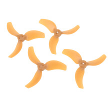 2 paires d'hélices de drone 3032S PC orange avec boîte