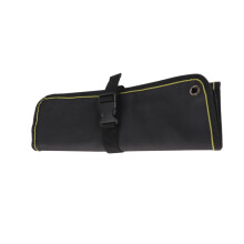 Motorrad-Roll-Werkzeugtasche Große Kapazität Dick Tragbar Mehrfachtaschen Hängende Werkzeugrolle Klappbar Tasche Schwarz