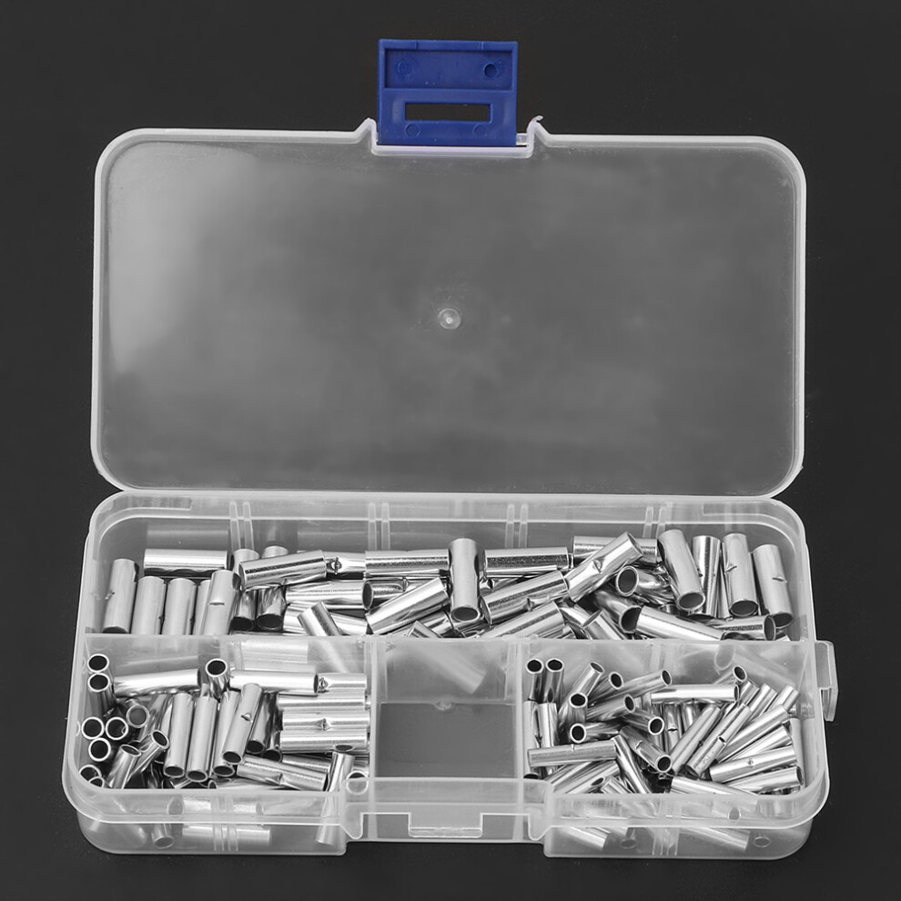 Complete 150 Pc Kit Of Non-Insulated Butt Splice Wire Connectors 9451334786176