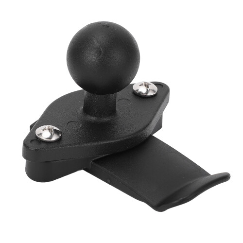 Supporto clip per GPS con testa a sfera da 1 pollice, Nylon/Alluminio.