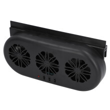 3-ventiladores USB Ventilador de ventana de escape para coche ABS 530 g