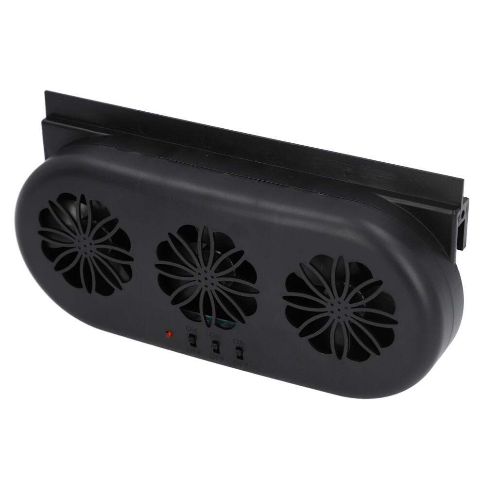 Universal Car Window Vent Fan Usb Powered 3 Fans Quick Cool Odor Eliminator 4361334791030