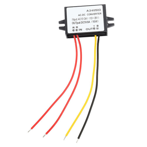 AC 12V & 24V to DC 5V Buck Converter Compact Power Module for Electronics 1