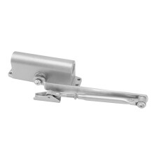 Cierre hidráulico HD-65, 6x17.7x4 cm, 65 kg, plateado
