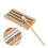 Three Tone Wind Chimes Orff Percussion, Silver/Wood, 17cm 12