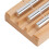 Three Tone Wind Chimes Orff Percussion, Silver/Wood, 17cm 7