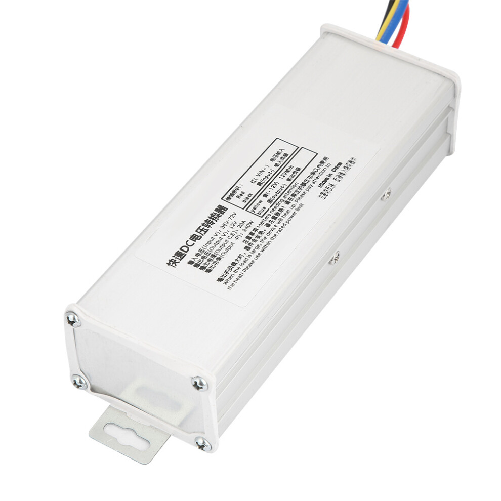 Stable 36Â72V Dc To 12V 20A Converter Adapter 240W Transformer 8421334794984