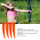 20 flèches à plumes orange de 4 po 4