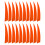 20 flèches à plumes orange de 4 po 3