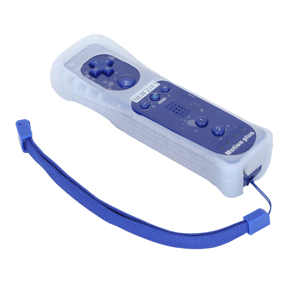 Dark Wireless Vibration & Sound Game Controller For Wii U Blue 3461334796835