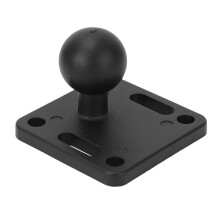 Kugelmontagebasis 1 Zoll AMPS Quadratplatte aus Aluminium
