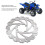High-Performance 220mm Rear Brake Disc for Banshee Warrior Wolverine 4