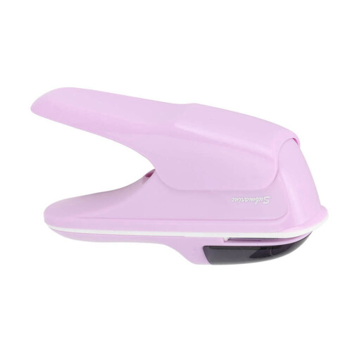 Purple ABS No Staple Book & Paper Binding Machine Handheld 100 Sheets Capacity 2
