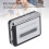 Convertidor de cassette a MP3 USB, ABS, 2xAA 5