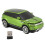 Mouse da gioco wireless a forma di auto 3D 1600 DPI verde 2