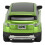 Mouse da gioco wireless a forma di auto 3D 1600 DPI verde 6