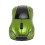 Mouse wireless a forma di auto sportiva 1600 DPI verde 1