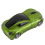 Mouse wireless a forma di auto sportiva 1600 DPI verde 11