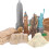 Educational Ancient Architecture Set - 17PCS Plastic Model Kit 8