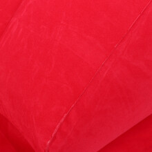 Portable Red Inflatable Triangular Back Support Pillow 138x48cm
